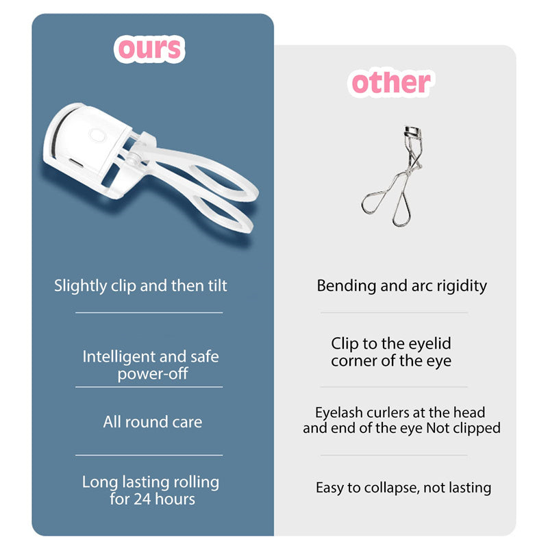 USB rechargeable heated eyelash curler - product view 8