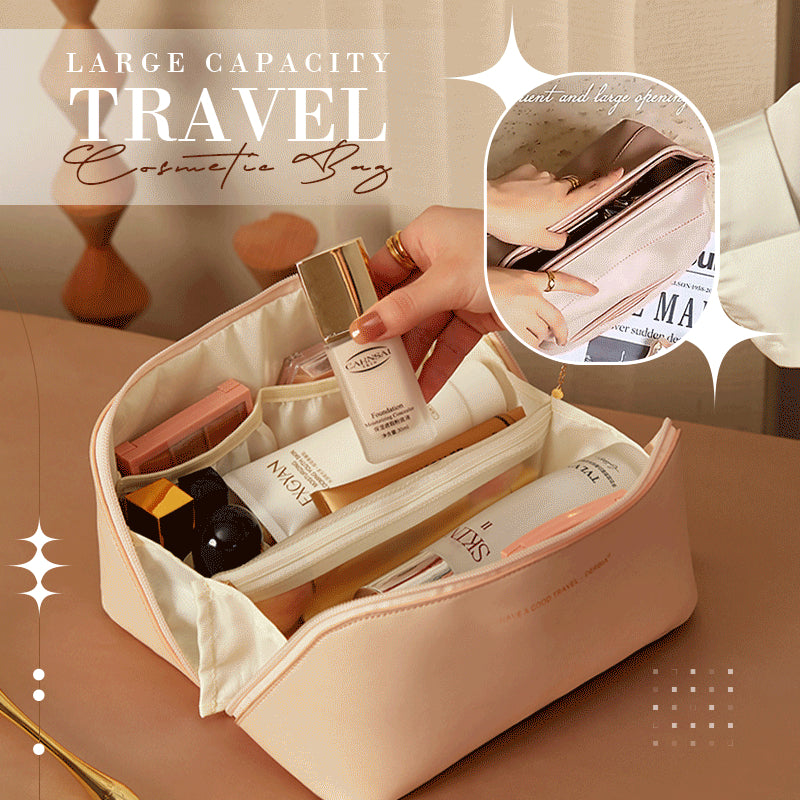 Structured travel beauty and makeup case