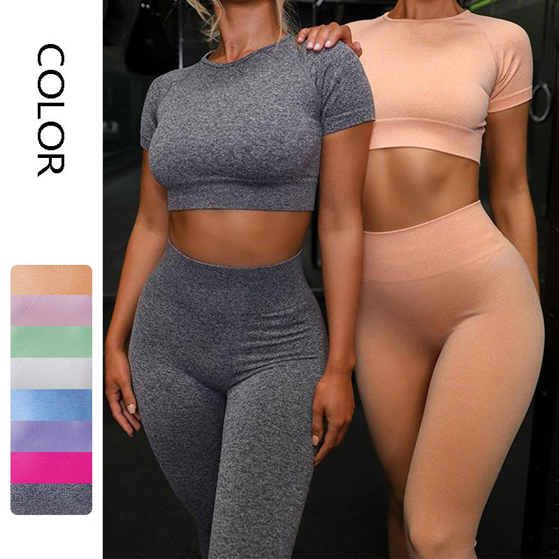 Women's seamless activewear separates - product view 1