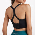 Sculpted-back seamless women’s sports bra