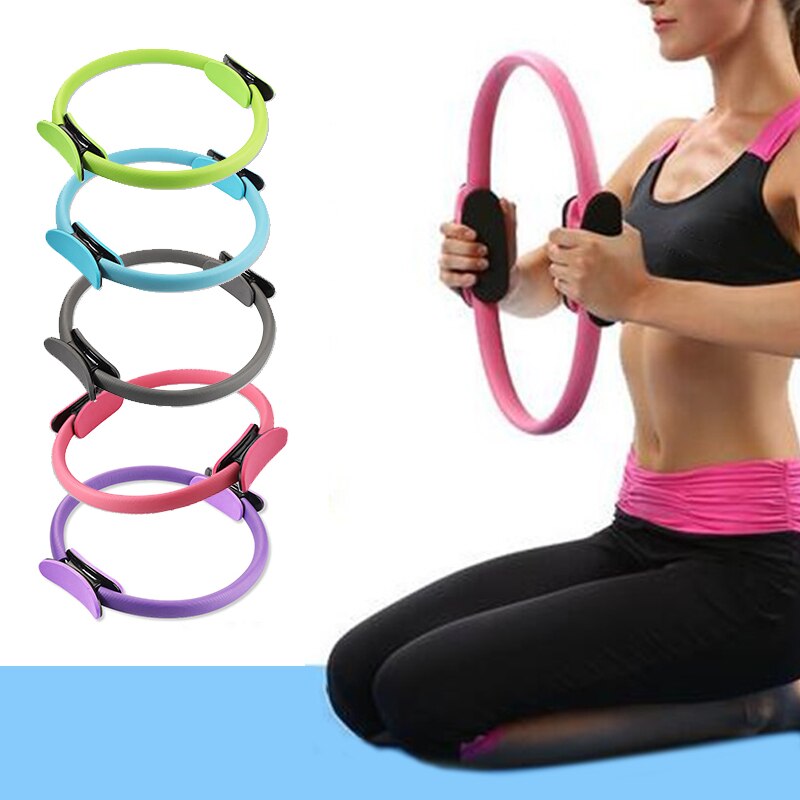 Pilates resistance ring for full-body workouts