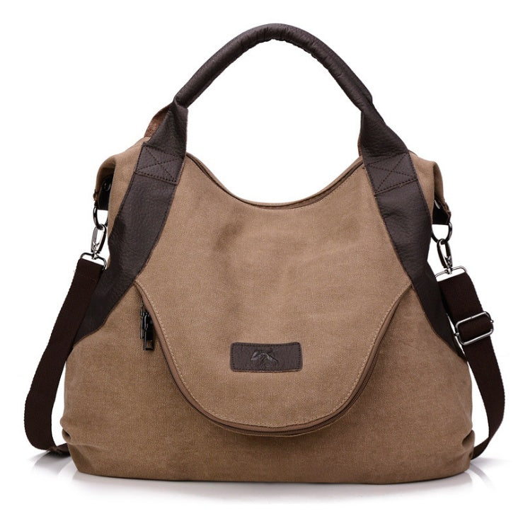 Minimalist canvas shoulder bag