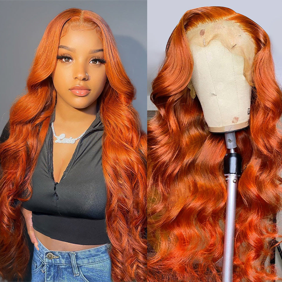 Natural lace human hair wig with 150% density