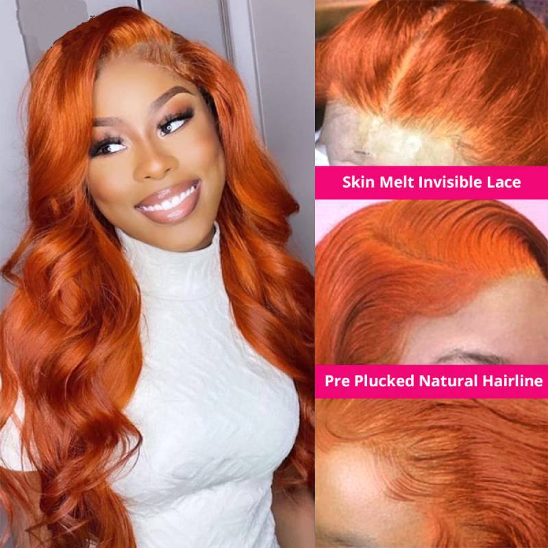 Natural lace human hair wig with 150% density