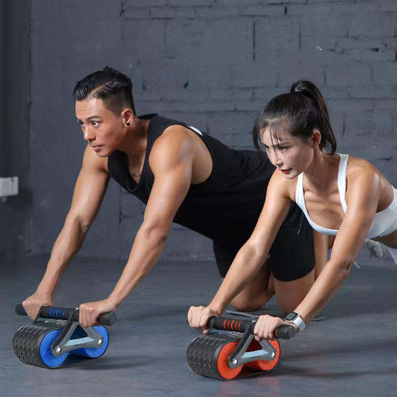 Automatic rebound ab roller - exercise equipment view 2