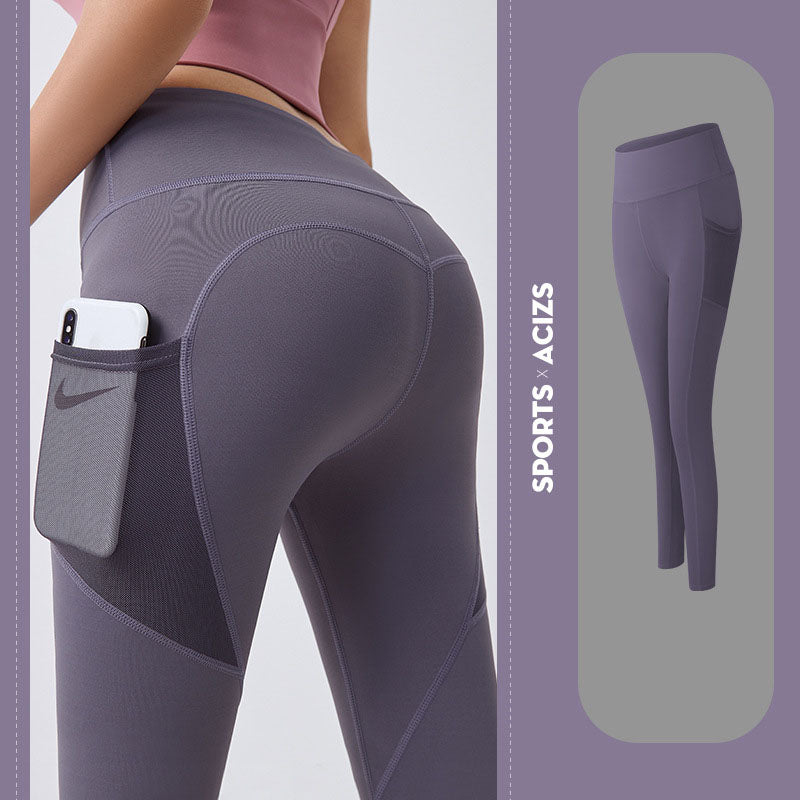 Women’s high-waist pocket gym leggings